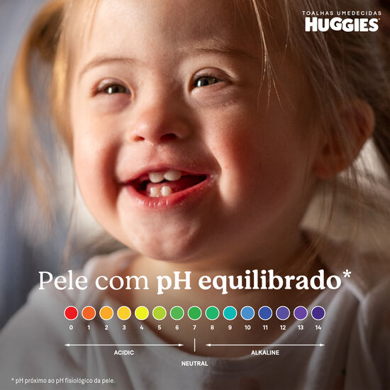 Kit Lenços Umedecidos Huggies Rosto e Corpo - 4 pacotes 192 lenços
